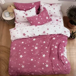 Home Star 7 részes kétoldalas ágyneműhuzat - rózsa