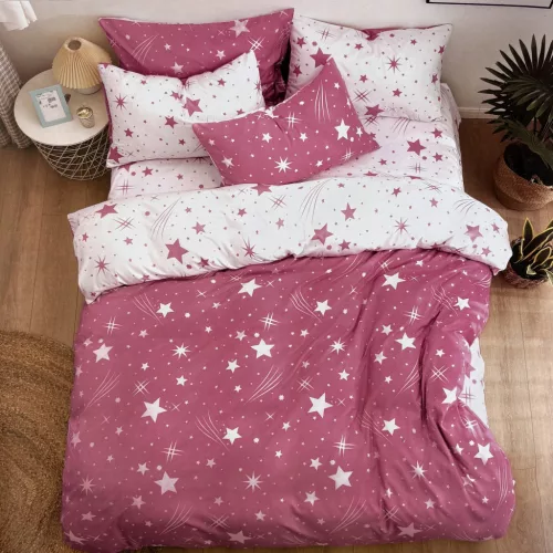 Home Star 7 részes kétoldalas ágyneműhuzat - rózsa