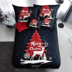 Karácsonyi 3 részes ágyneműhuzat - merry christmas