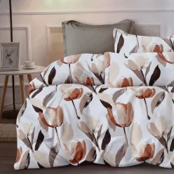 3 részes krepp ágynemű garnitúra - tulipán