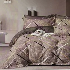 Geometria 6 részes kétoldalas ágyneműhuzat - linen