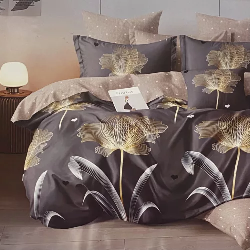 7 részes kétoldalas ágyneműhuzat - karcsú virág