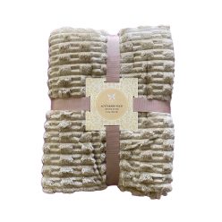 Polár gyapjú pléd, capuccino, 150x200 cm